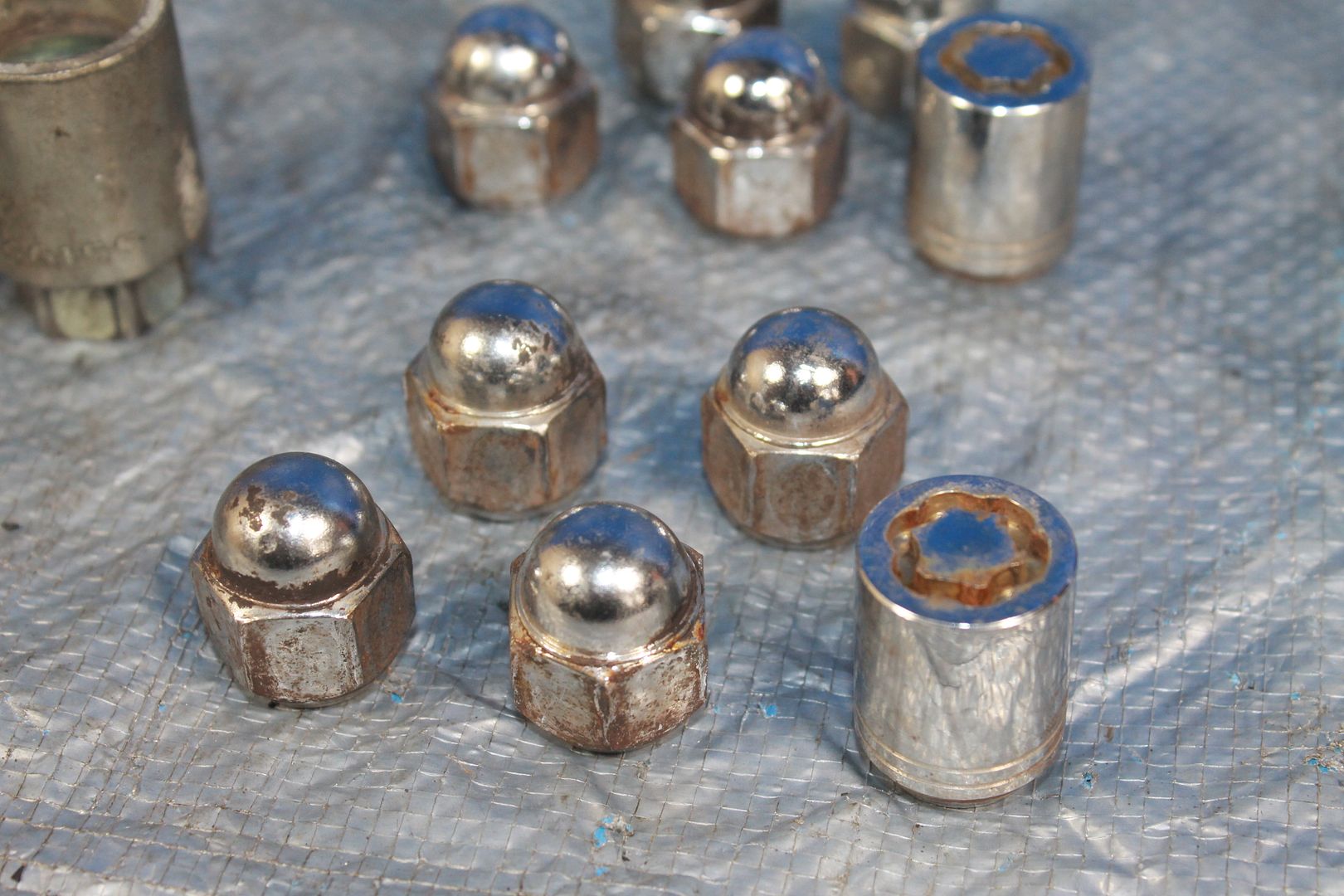 0414 SUBARU WRX STI LUG NUTS COMPLETE SET OF 20 W/ LOCKING LUGS AND